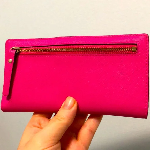 Hot Pink Kate Spade Wallet - Picture 3 of 5